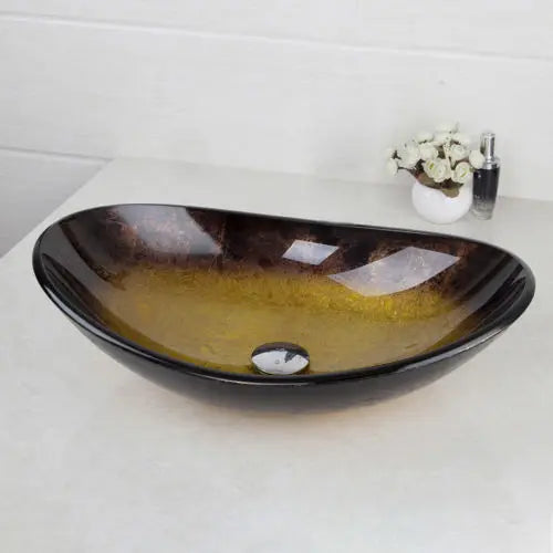Dream Spa Corner Bathroom Glass Basin Sink