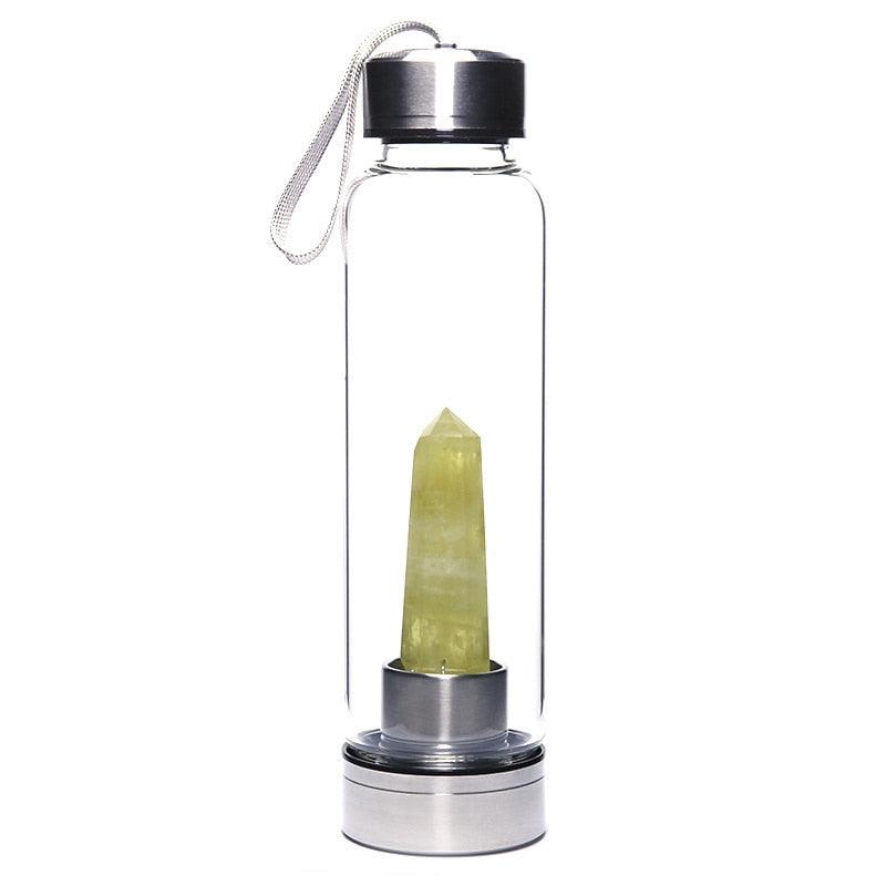 Natural Quartz Water Bottle - Lush Home Gallery
