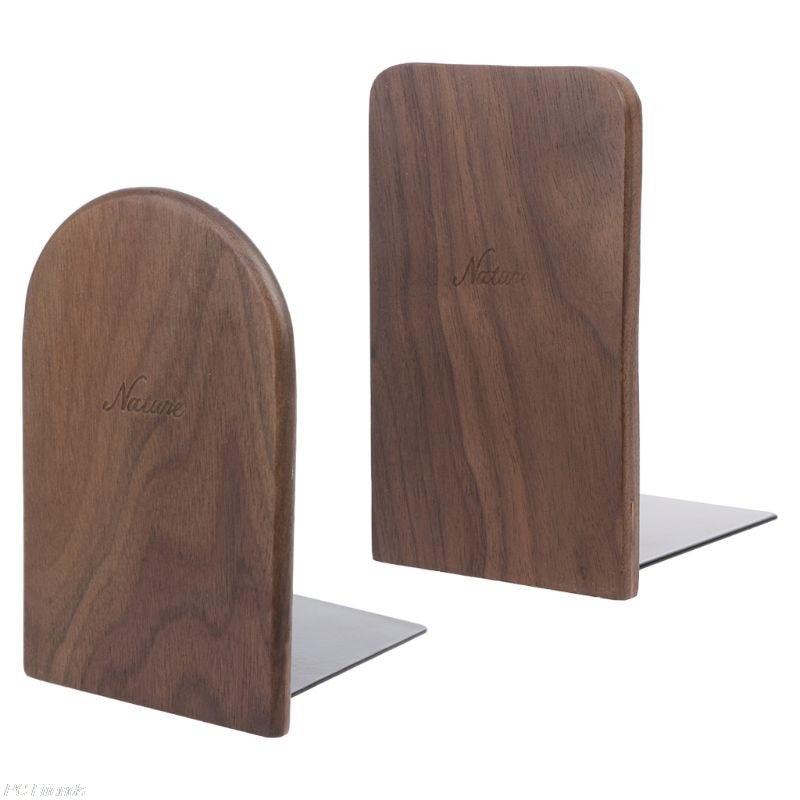 Walnut Wood Bookends - Lush Home Gallery