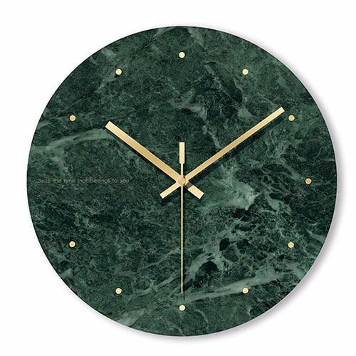 Nordic Modern Marble Wall Clock - Lush Home Gallery