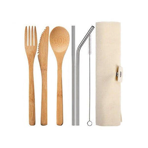 Bamboo Cutlery Set - Lush Home Gallery