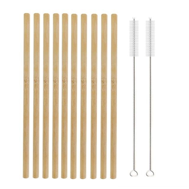 Reusable Bamboo Cocktails Straws - Lush Home Gallery