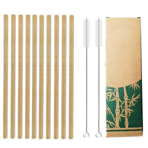 Reusable Bamboo Cocktails Straws - Lush Home Gallery