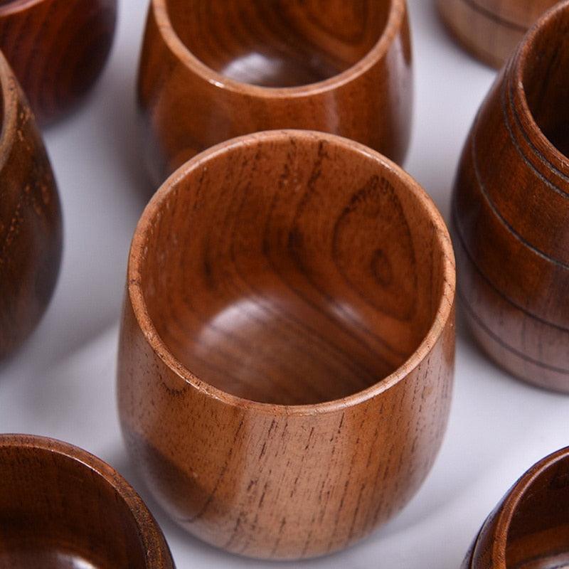 Jujube Wood Handmade Tea Cup - Lush Home Gallery