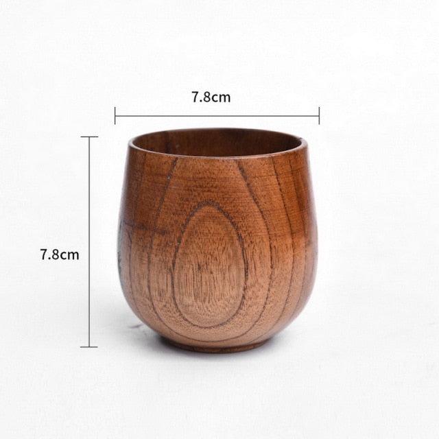 Jujube Wood Handmade Tea Cup - Lush Home Gallery