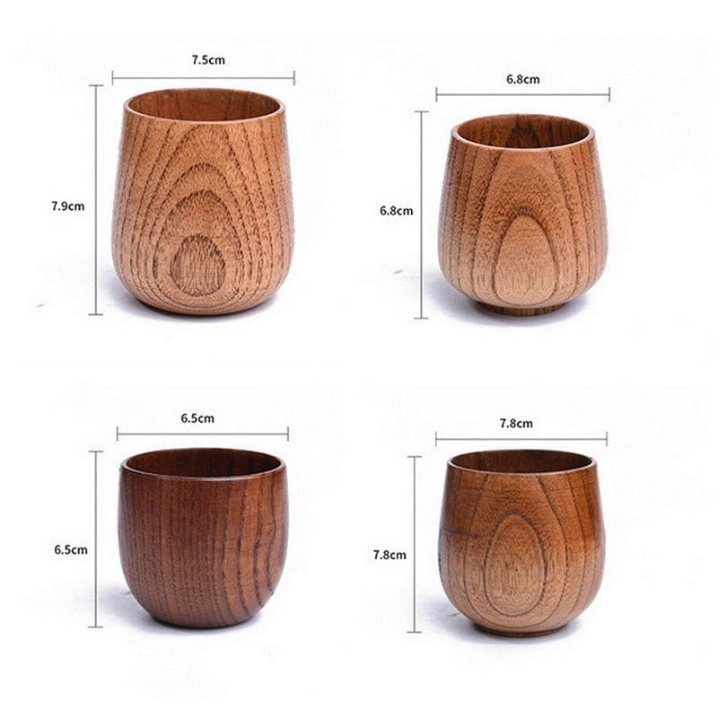 Jujube Wood Handmade Tea Cup - Lush Home Gallery