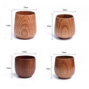 Jujube Wood Handmade Tea Cup - Lush Home Gallery