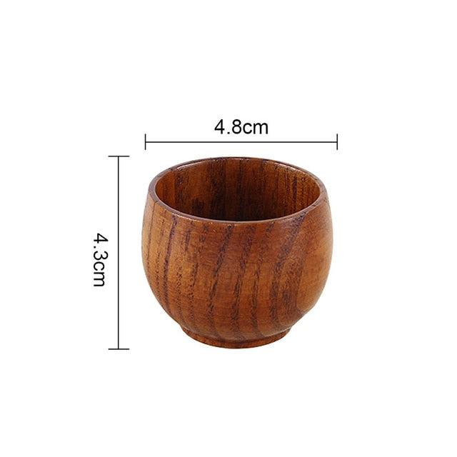 Jujube Wood Handmade Tea Cup - Lush Home Gallery