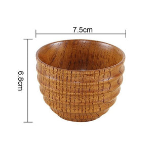 Jujube Wood Handmade Tea Cup - Lush Home Gallery