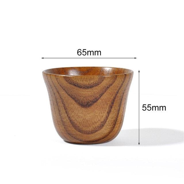 Jujube Wood Handmade Tea Cup - Lush Home Gallery