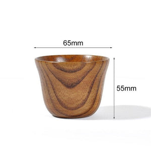 Jujube Wood Handmade Tea Cup - Lush Home Gallery