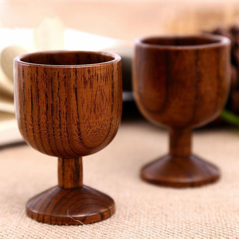 Jujube Wood Handmade Tea Cup - Lush Home Gallery