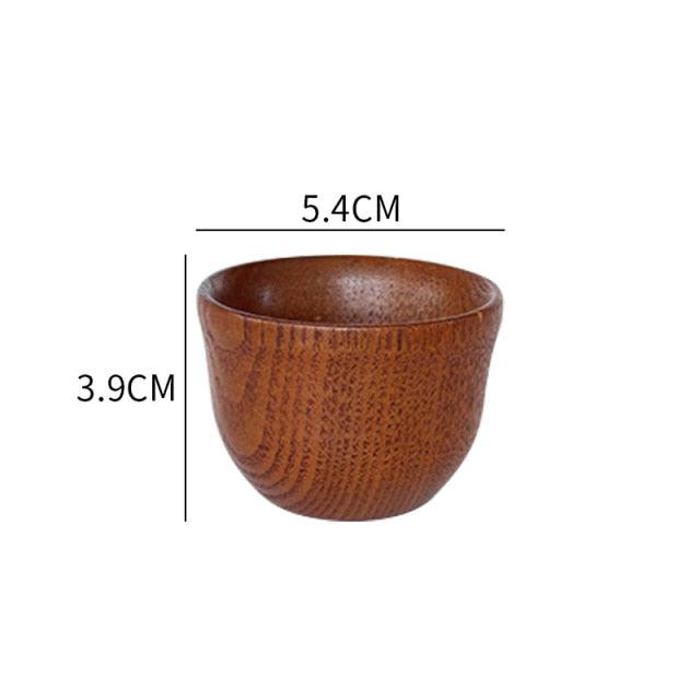 Jujube Wood Handmade Tea Cup - Lush Home Gallery