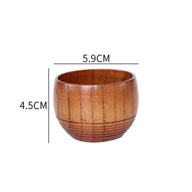 Jujube Wood Handmade Tea Cup - Lush Home Gallery