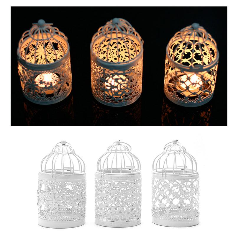 Rustic Bird Cage Candle Holder - Lush Home Gallery