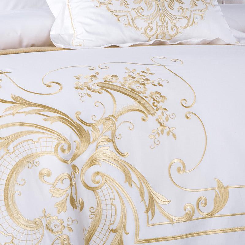 Egyptian Cotton Luxury Embroidery Sheet Set & Duvet cover - Lush Home Gallery
