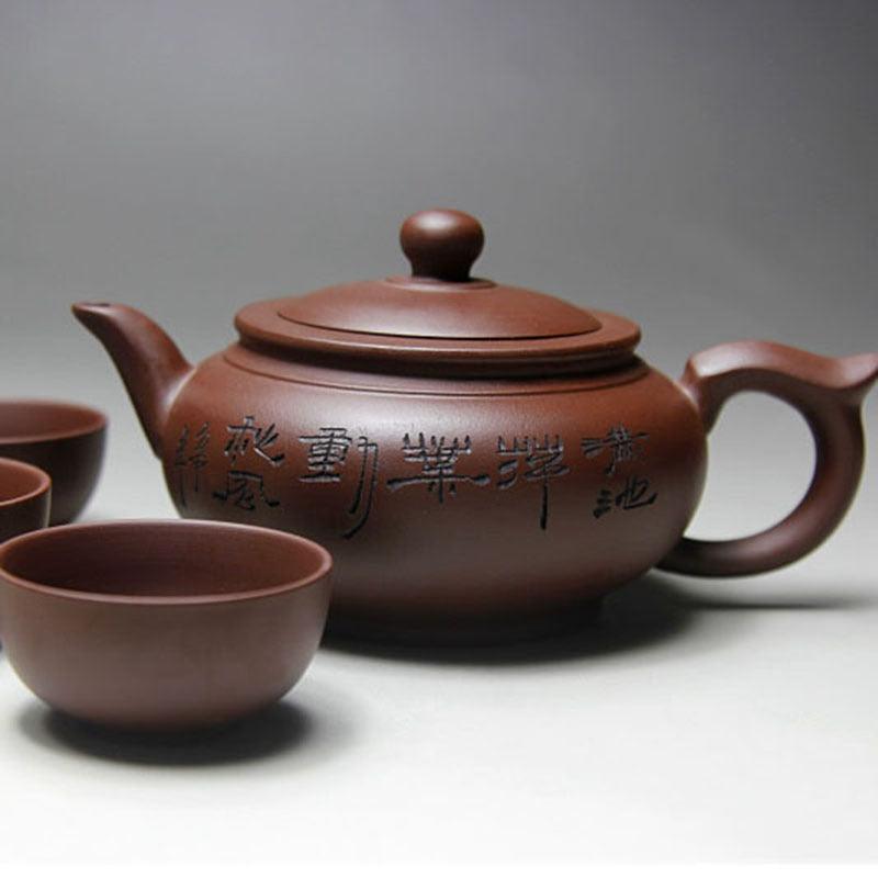 Chinese tea set on sale clay