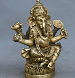 Copper Ganesh Statue - Lush Home Gallery