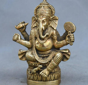 Copper Ganesh Statue - Lush Home Gallery