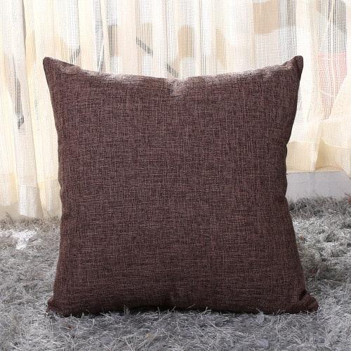 Plain Dyed Linen Cushion Throws - Lush Home Gallery