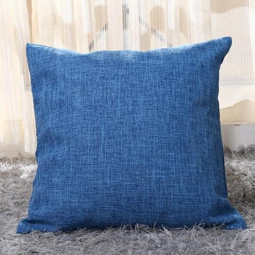 Plain Dyed Linen Cushion Throws - Lush Home Gallery