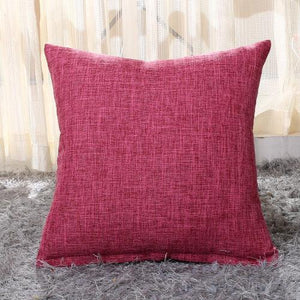 Plain Dyed Linen Cushion Throws - Lush Home Gallery