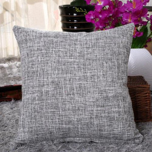 Plain Dyed Linen Cushion Throws - Lush Home Gallery