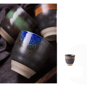 Japanese Under-glazed Hand-painted Ceramic Tea Cups - Lush Home Gallery