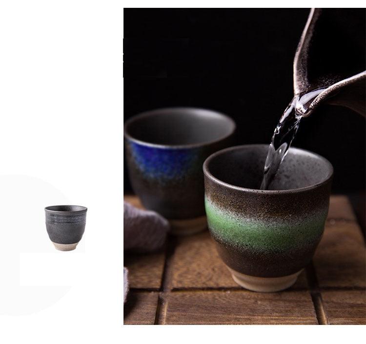 Japanese Under-glazed Hand-painted Ceramic Tea Cups - Lush Home Gallery
