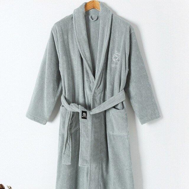 Cotton Terry Towel Robe - Lush Home Gallery